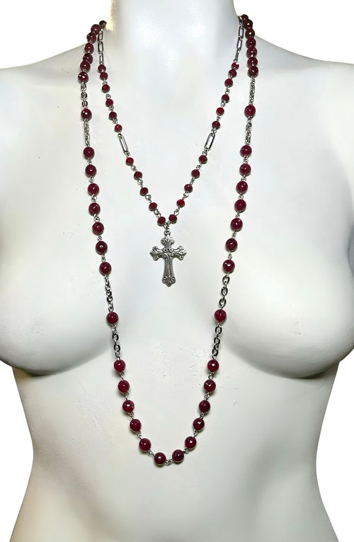 Rubisella Cross Necklace