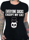 everyone sucks except my cat tee by pinky star