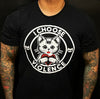 I choose violence men's cat tee by pinky star