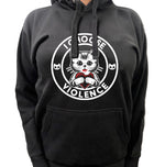 I choose violence kitty cat hoodie by pinky star