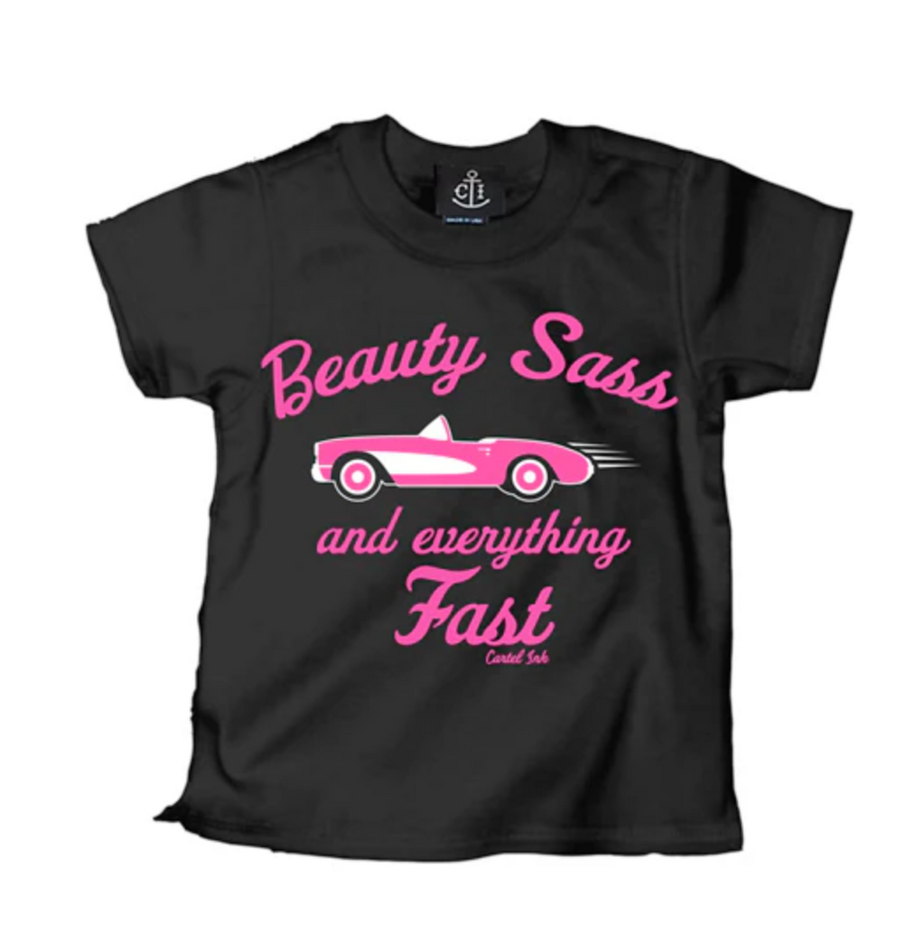 Beauty Sass and Everything Fast Kid's Tee