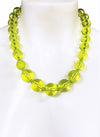 Lucent apple green bauble necklace by pinky star