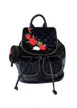 tattooed rose backpack - pinky star