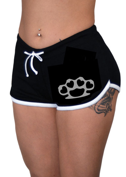 Brass Knuckle Bettie Shorts - pinky star