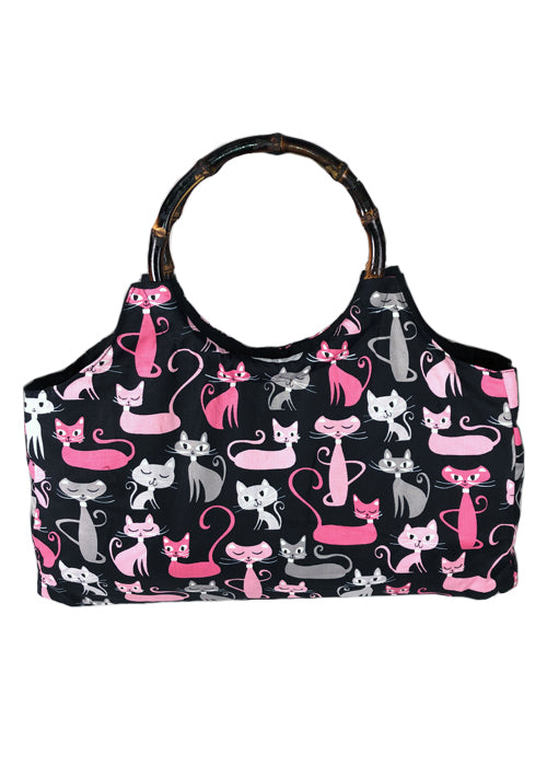 kitty brigade bamboo purse - pinky star
