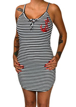 Anchor Spaghetti Strap Tank Dress