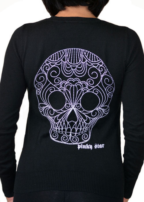 sugar skull cardigan