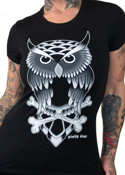 Tattoo Owl Tee