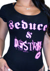 seduce and destroy logo - pinky star