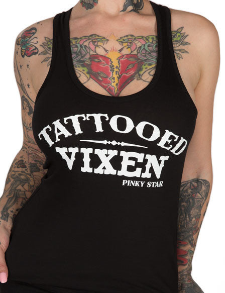 Tattooed Vixen Racerback Tank Top
