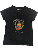 fight like a girl - pinky star - plus size