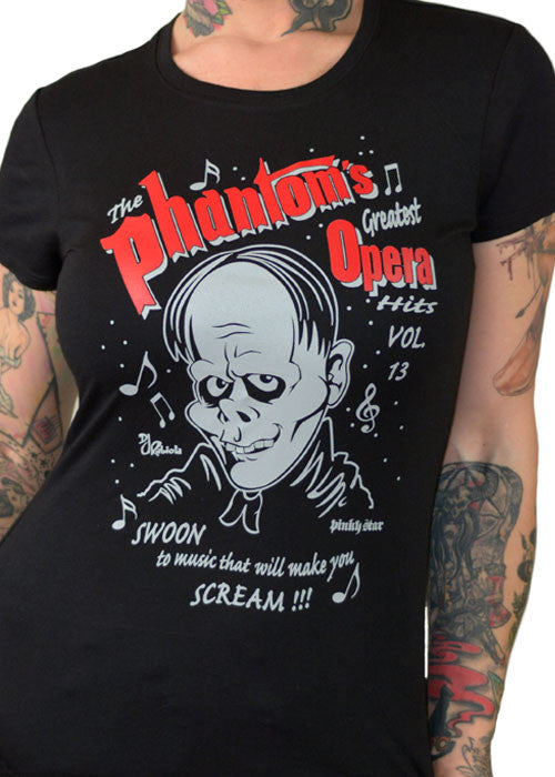 The Phantom's Greatest Opera Hits Tee