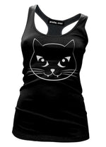 Blackie Kitty Cat Tank - Pinky Star