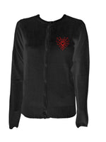 Heart web Cardigan