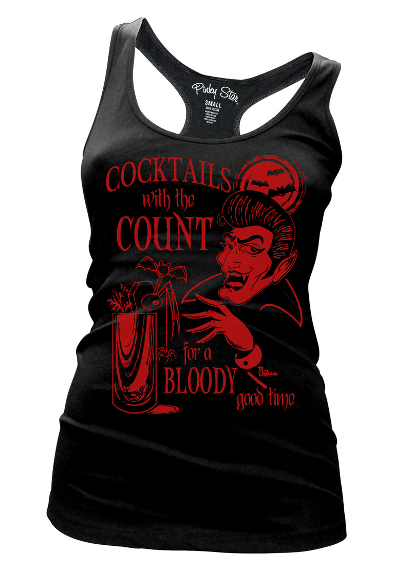 cocktails with the count - pinky star - monster tank