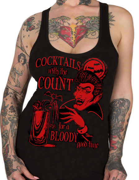 cocktails with the count - pinky star - monster tank