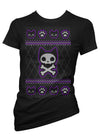 Black Cat Ugly Xmas Sweater Tee