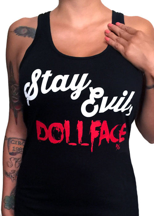 Stay Evil Dollface Tank Top