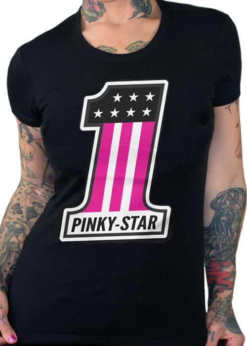 pinky star number 1 tee