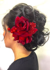 Le Fleur Duet - Blood Red Hairclip
