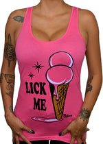 Lick Me Racerback Tank Top