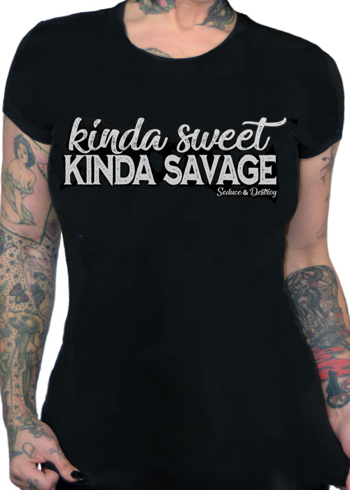 kinda sweet kinda savage - pinky star