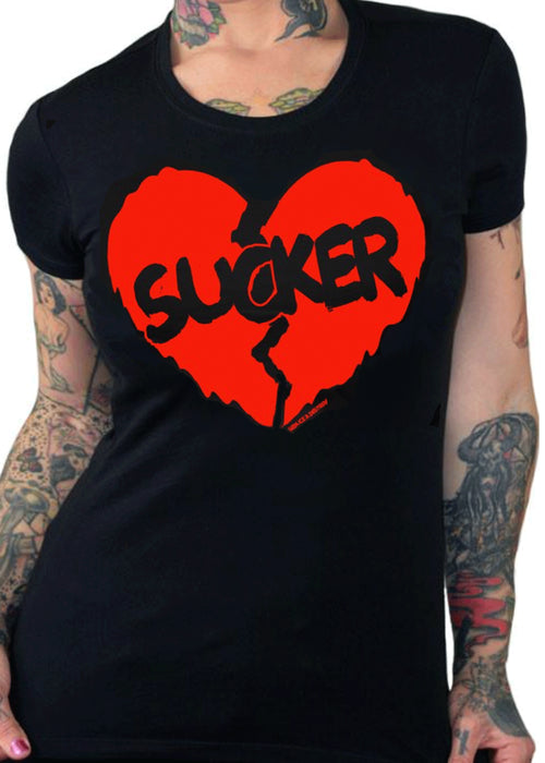 sucker heart tee