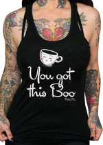 You Got This Boo Coffee Tank - Pink Star